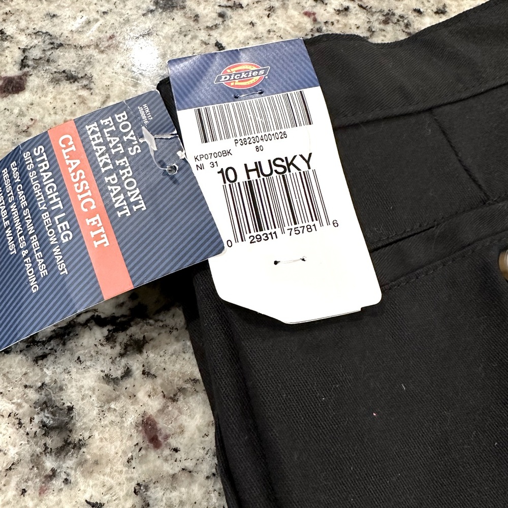 Brand new boys size 10 husky dickies